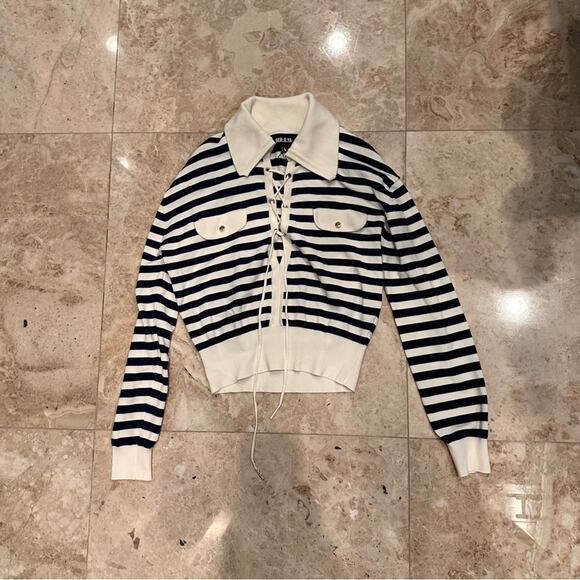 SER.O.YA ROSE KNIT TOP | SLIGHTLY USED - Picture 5 of 8